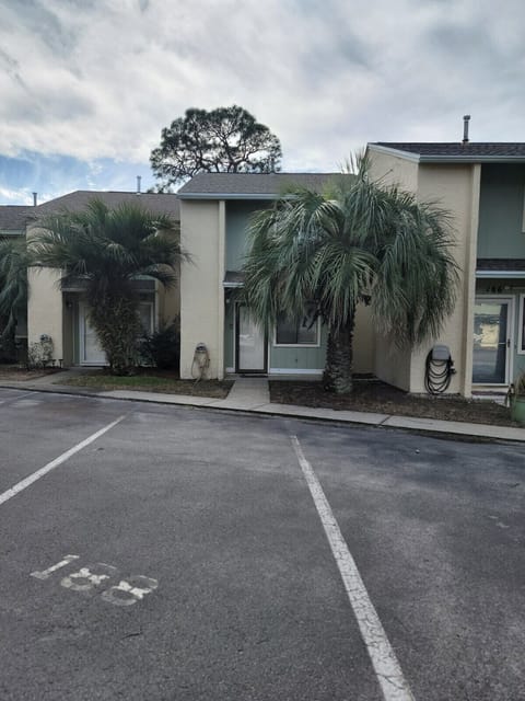 View of condo from parking area
