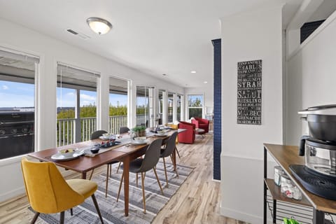 The bright ambiance of the dining area where you get to eat together with laughter, conversation, and culinary delights.