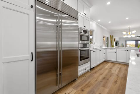 Remodeled Kitchen with luxury appliances