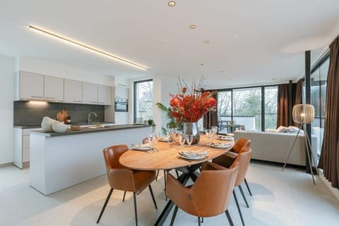 Light-filled dining area