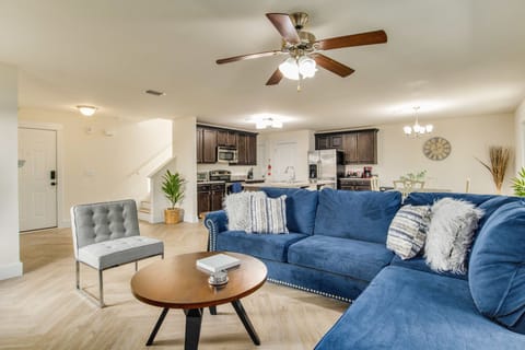 Enjoy the convenience of streaming and connectivity in this cozy living space.