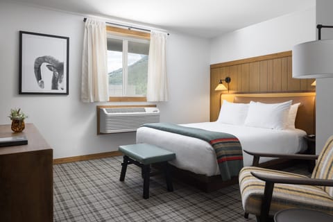 Open the curtains to mountain views and serene mornings.