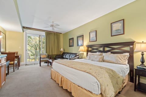 King size bed with sleeper sofa