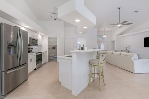 Open Concept Kitchen and Living room