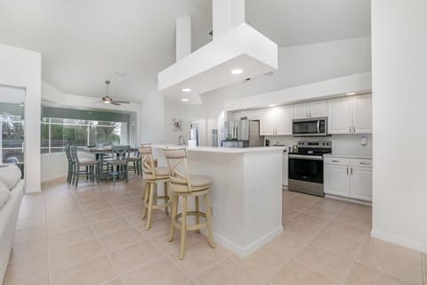 Open Concept Kitchen and breakfast bar