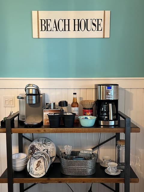 Coffee bar - K-cups, syrup, creamer, Folgers, and filters provided 