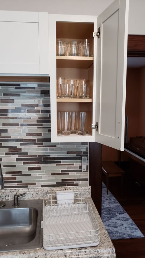 75" Samsung TV with awesome sound and subwoofer for a super viewing experience.