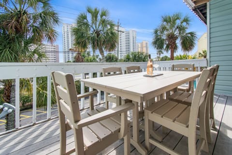 Outside dining