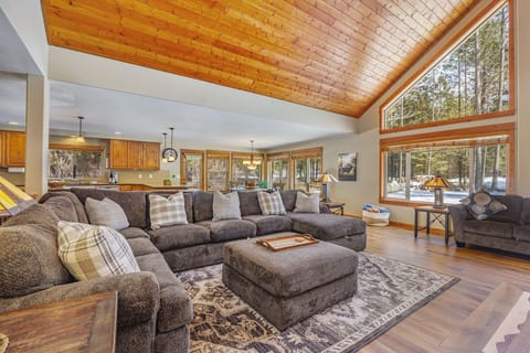 Open concept Floor Plan connects Kitchen, Dining Room, and Great Room - Great for large groups and families.