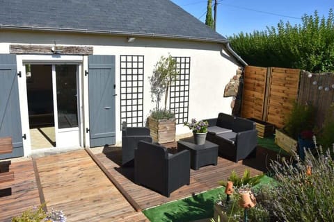 terrasse et salon de jardin