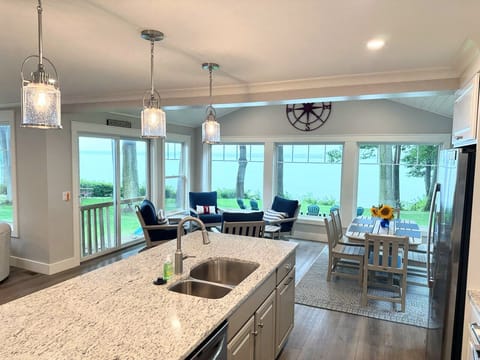 View of cottage from front door.