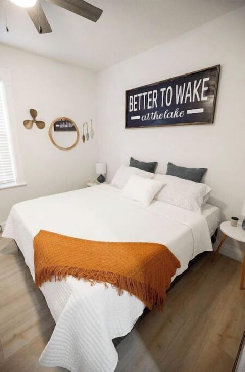 Main floor bedroom with King bed