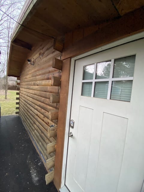 Cabin was built using solid cedar logs!