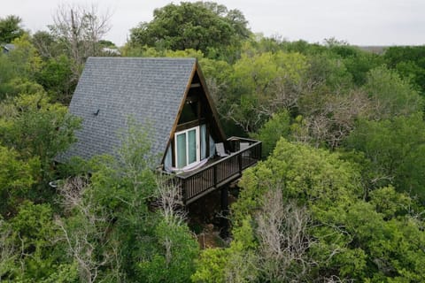 The Private Deck of our A-frame is too cute for words, and truly helps you melt away from the hustle and bustle of the city.