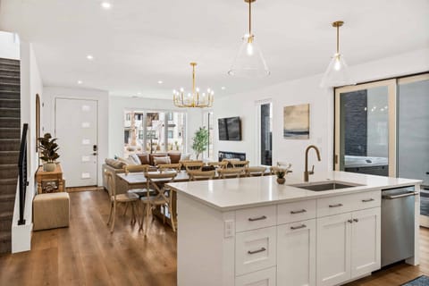 Downstairs Living & Kitchen Area