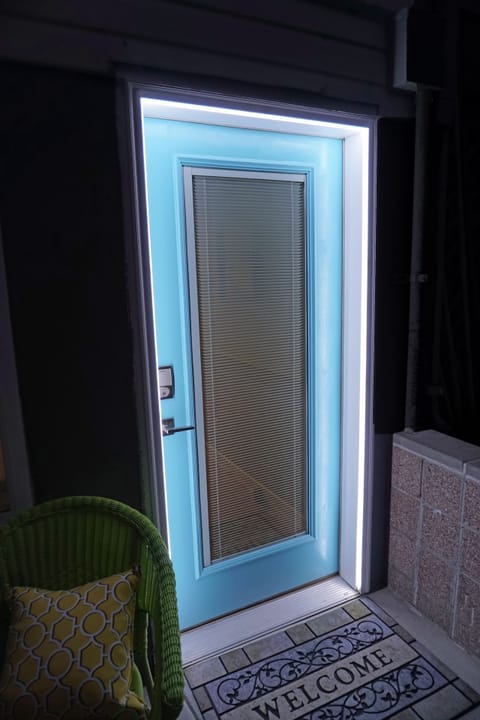 Stunning entrance especially if you come in the evening.