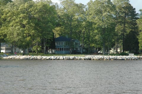 4 Bedroom water-front house as viewed from the community pier. Sleeps up to 10