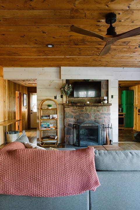 Equipped with a SmartTV. Log into your favorite streaming accounts