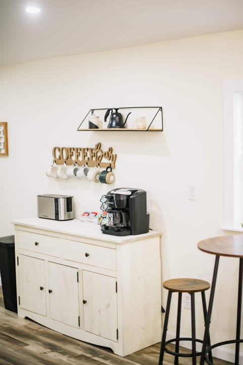 Start your mornings off right with our fully stocked coffee bar.
