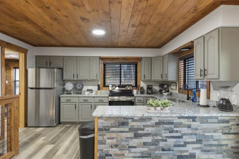 Kitchen area in main house