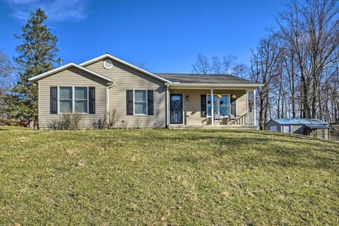 Berkeley Springs Vacation Rental | 3BR | 2BA | 2 Steps to Access | 2,300 Sq Ft