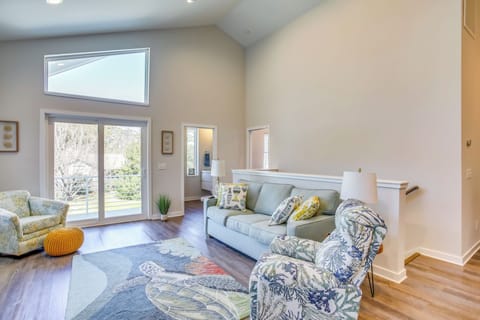 Carolina Beach Vacation Rental | 3BR | 2.5BA | 1,600 Sq Ft | Stairs to Access