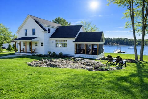 Longview Farm and it's brand new dock!