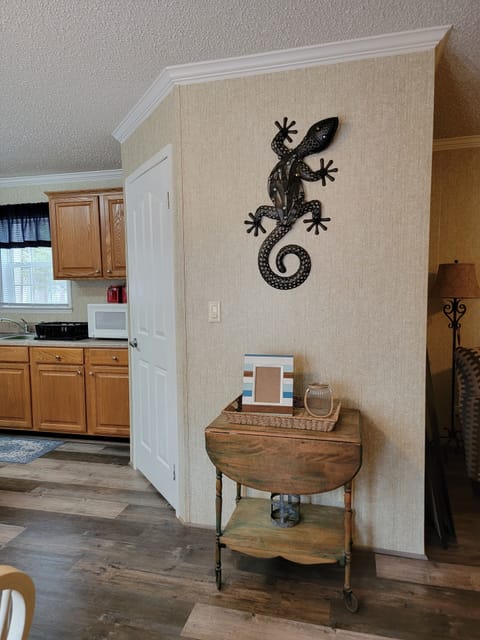 Your WIFI password will be visible in the picture frame