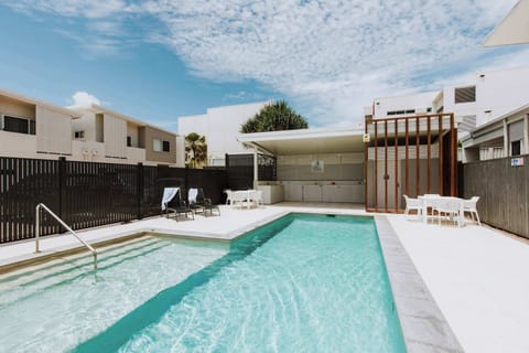 Make the most of this large pool, shared with the complex