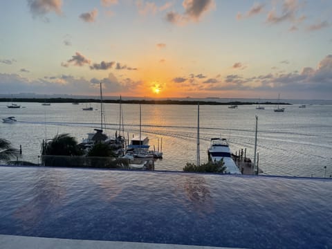 Another beautiful sunset from your pool deck