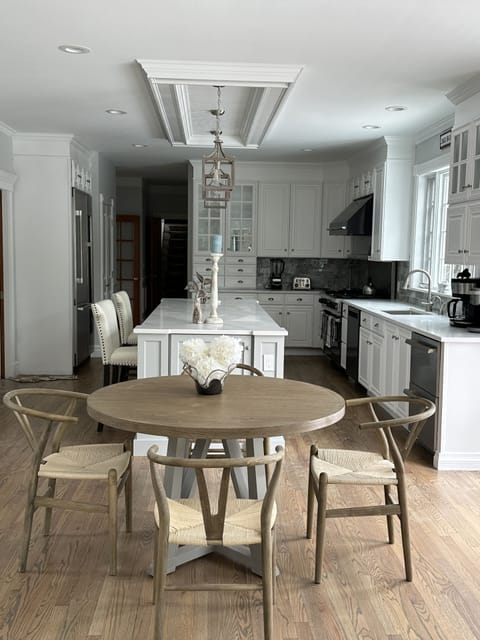 Have meals at the table while enjoying the new seaside living space 