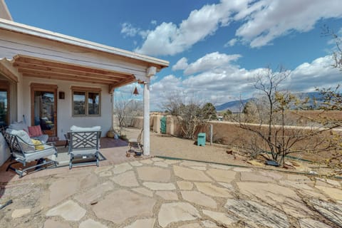 Patio with mountain views 