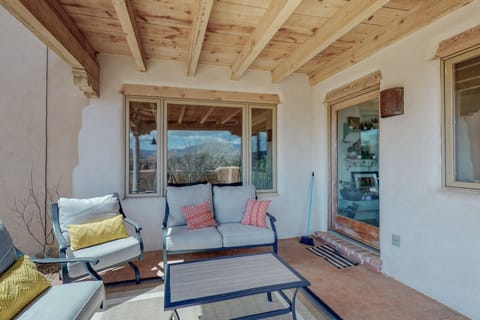 Comfortable patio seating for four