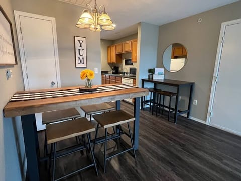 Whether it's a hearty breakfast cooked up in your full kitchen to kickstart your day or winding down with dinner and sharing stories, our space is where good food and great company meet for unforgettable moments.