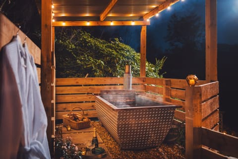 Your own private wood fired hot tub
