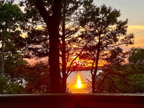 Magnificent sunsets on Long Pond.