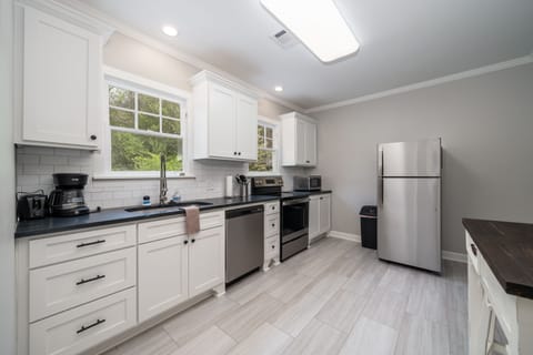 Spacious, well-appointed kitchen