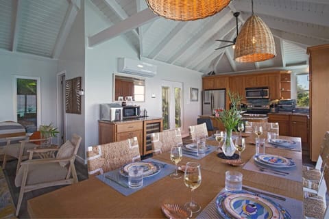 Open plan dining area ensures everyone is part of the fun