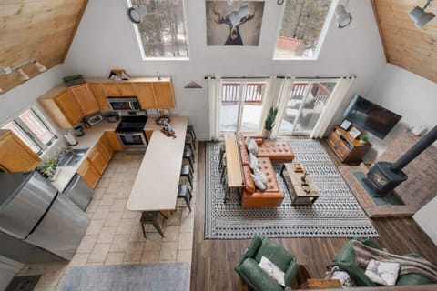 Best views aren't always outside. Take in the warmth charm from loft area. 