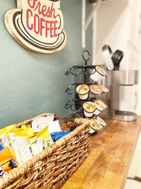 Have some snacks at the coffee bar after a days worth of driving!