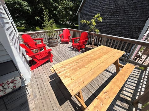 Back deck.