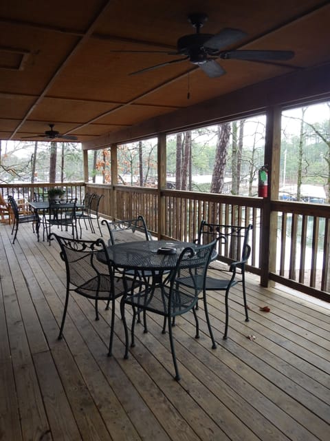 House, Porch, Furniture, Table, Hardwood