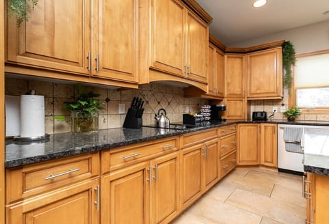 Stove top and coffee bar