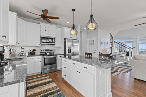 Top of the line Stainless Steel Appliances and Granite Countertops.