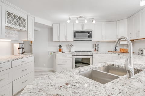 Kitchen comes fully stocked for all your cooking needs