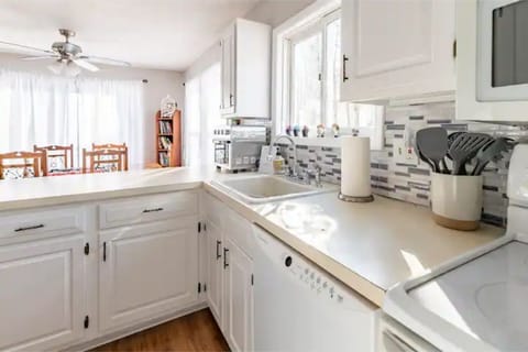 Some of what we have, a crock pot, blender, coffee pot and a Nespresso machine.