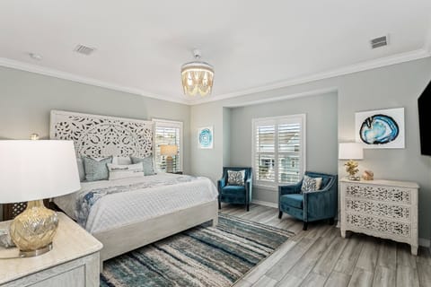 Come stay and relax is this soothing master suite!  Absolutely Gorgeous!