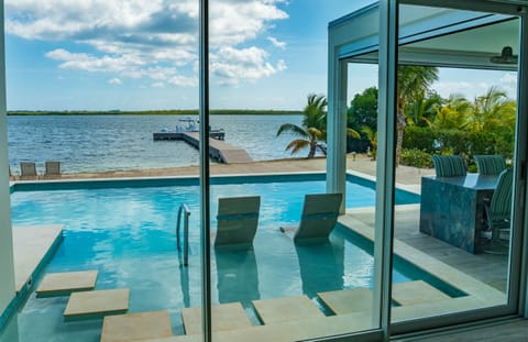 Pool and Ocean Views from the large great room