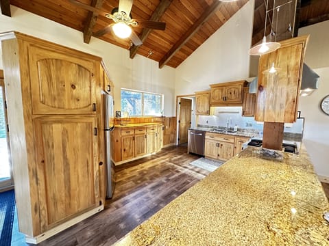 Huge gourmet kitchen, ready to host all of your families needs.