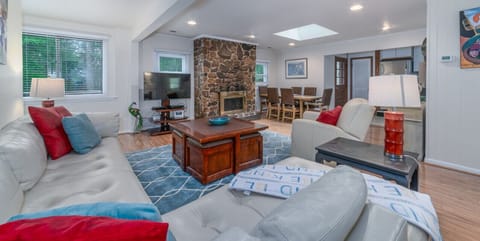 Living room with twin sleeper sofa